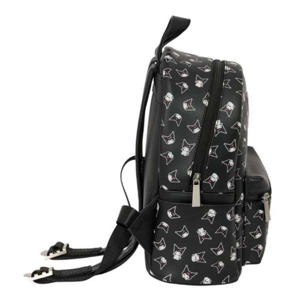 Zaino Kuromi Sanrio in Pelle Sintetica Safta (28x24x12 cm) – Zainetto Donna e Bambina Tempo Libero