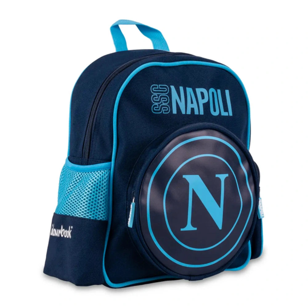 Zaino Asilo SSC Napoli - 2 Colori | Ufficiale per Bambini 3-5 Anni