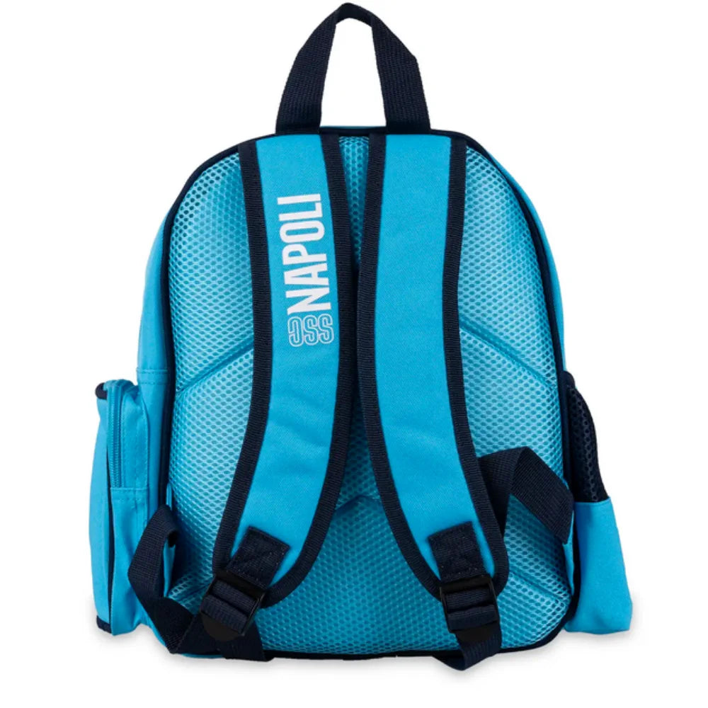 Zaino Asilo SSC Napoli - 2 Colori | Ufficiale per Bambini 3-5 Anni
