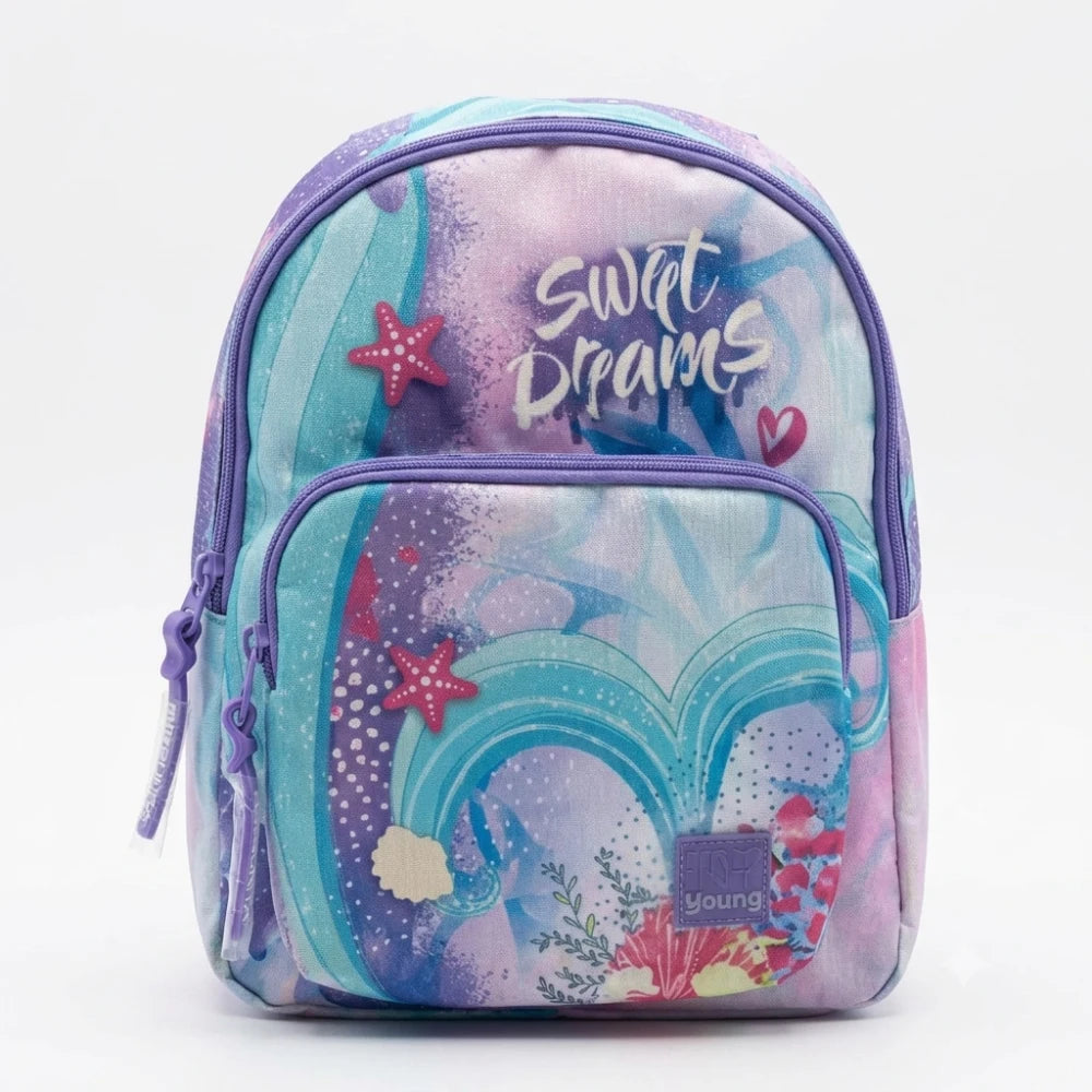 Zaino Asilo TintaUNITA Bambina – 4 Fantasie | Sirena, Unicorno, Girl Power, Crazy Girl