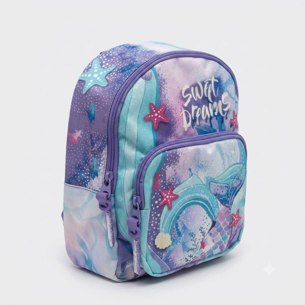 Zaino Asilo TintaUNITA Bambina – 4 Fantasie | Sirena, Unicorno, Girl Power, Crazy Girl