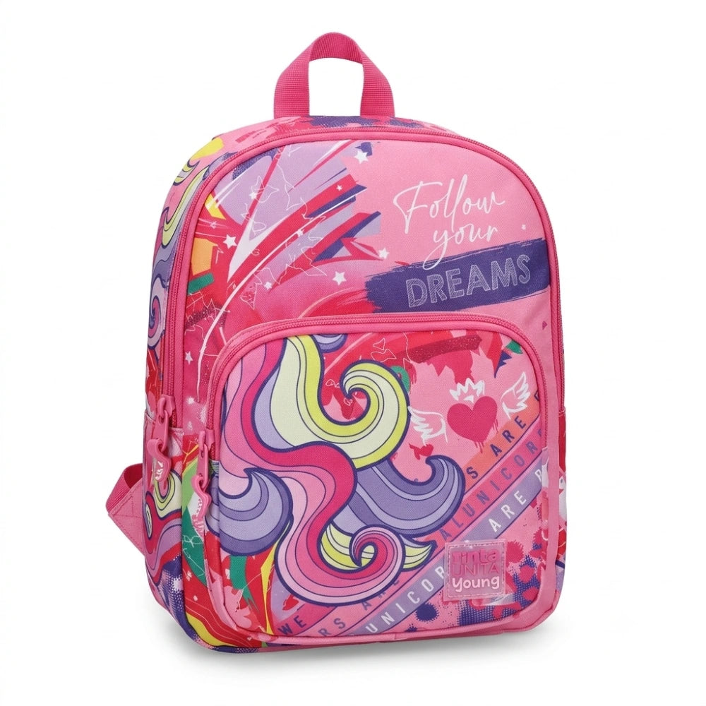 Zaino Asilo TintaUNITA Bambina – 4 Fantasie | Sirena, Unicorno, Girl Power, Crazy Girl