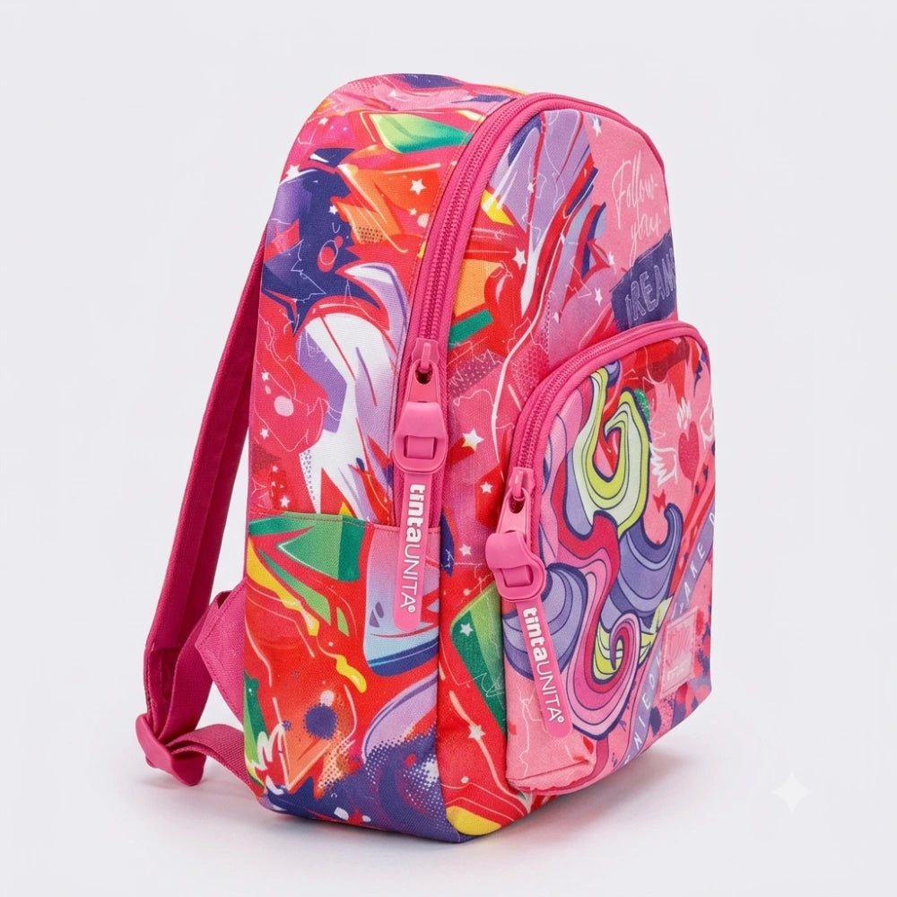 Zaino Asilo TintaUNITA Bambina – 4 Fantasie | Sirena, Unicorno, Girl Power, Crazy Girl