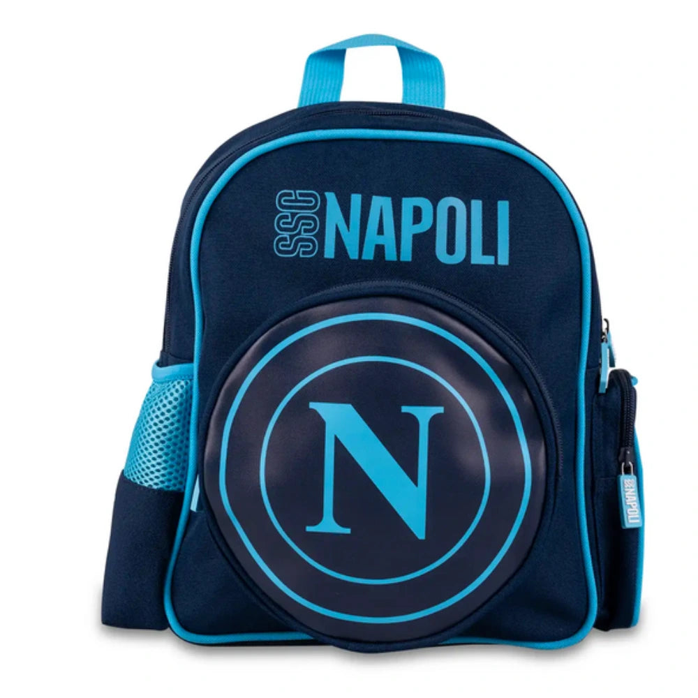 Zaino Asilo SSC Napoli - 2 Colori | Ufficiale per Bambini 3-5 Anni