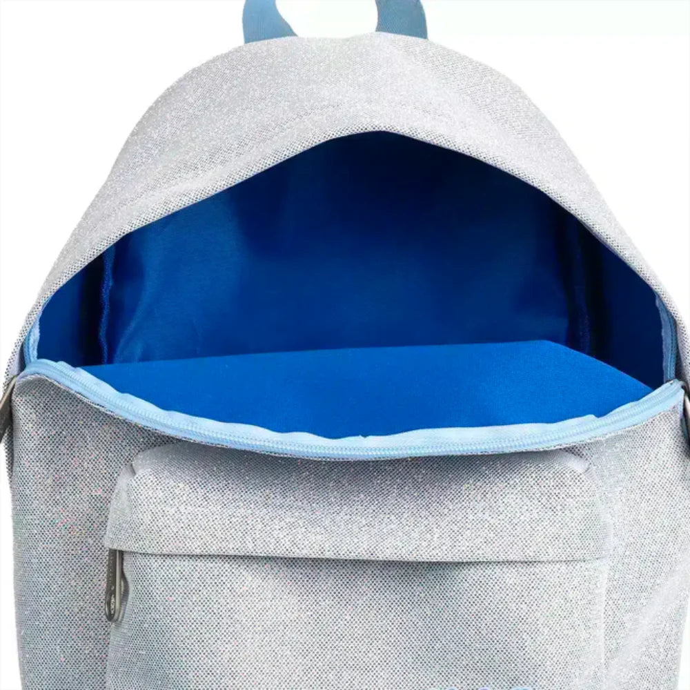 Zaino Colourbook Glitter Azzurro Standard + Astuccio – Split Collection 23L