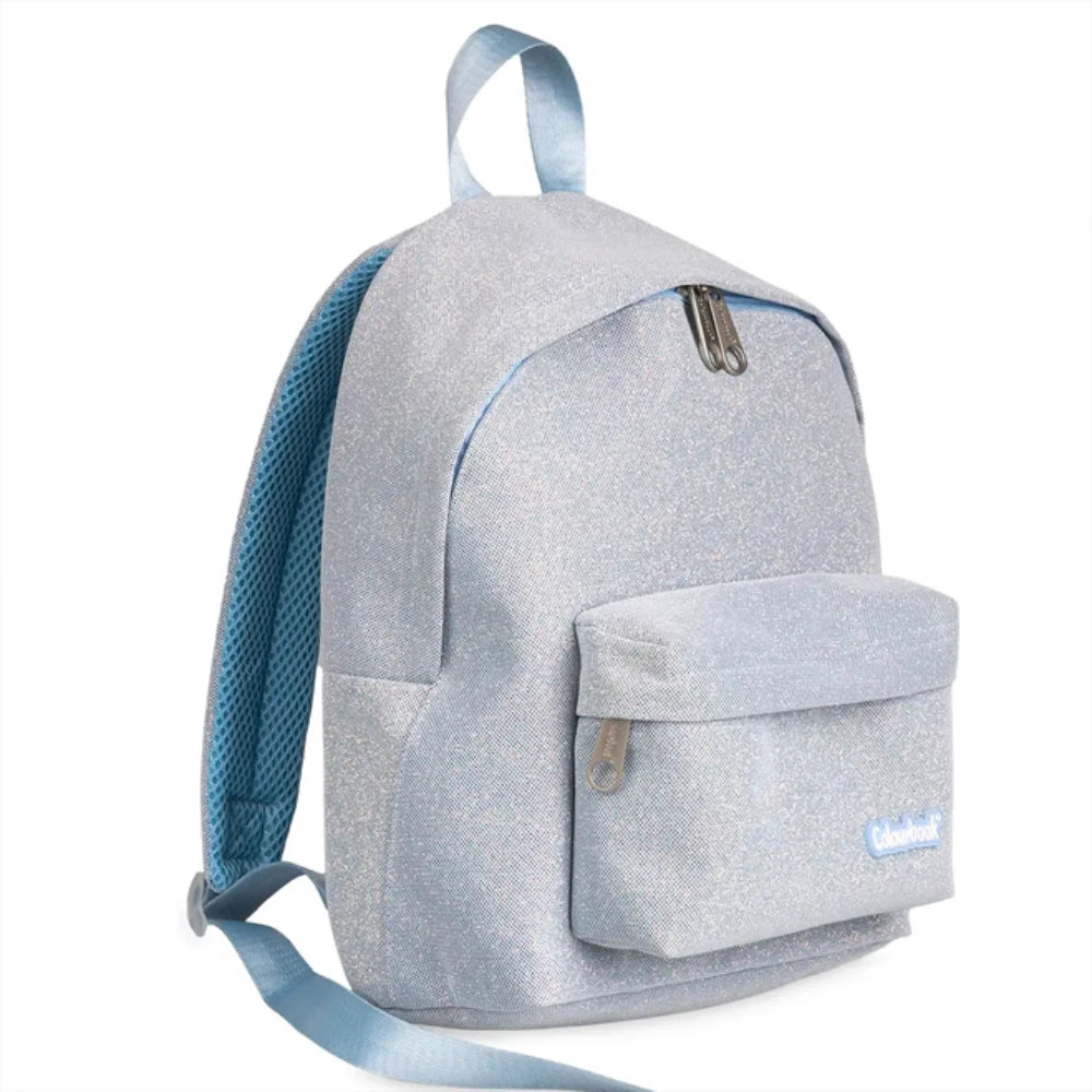 Zaino Colourbook Glitter Azzurro Standard + Astuccio – Split Collection 23L
