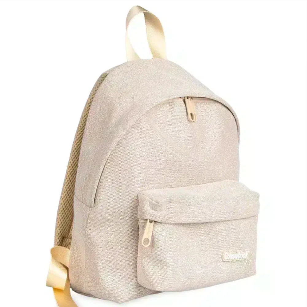Zaino Colourbook Glitter Oro Standard + Astuccio – Split Collection 23L