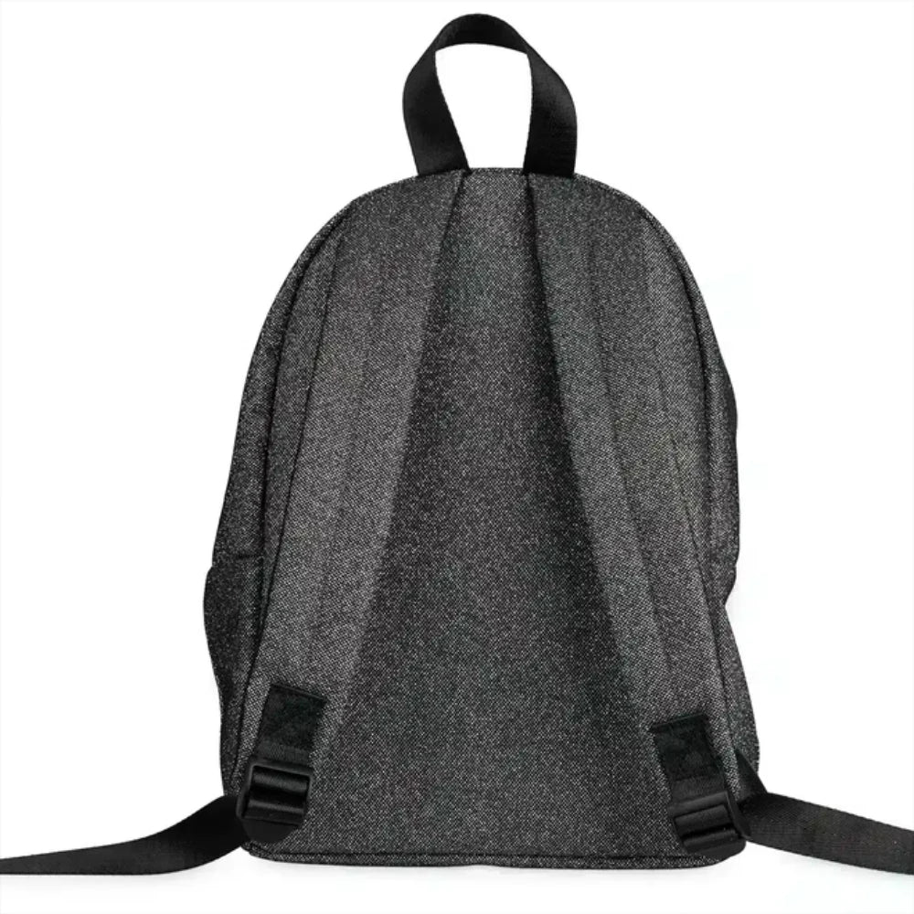 Zaino Colourbook Glitter Argento Standard + Astuccio – Split Collection 23L