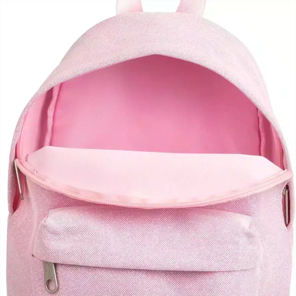 Zaino Colourbook Glitter Rosa Standard + Astuccio – Split Collection 23L