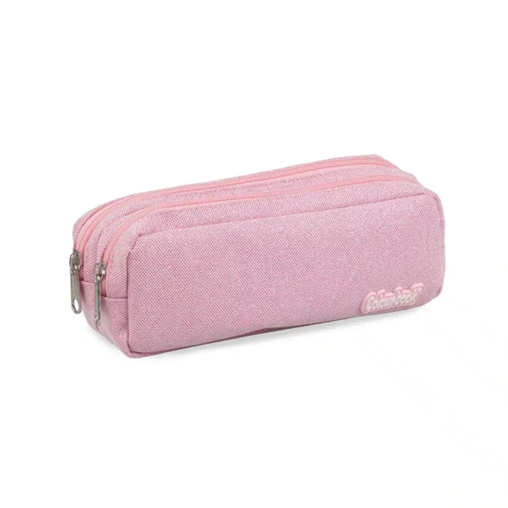 Zaino Colourbook Glitter Rosa Standard + Astuccio – Split Collection 23L
