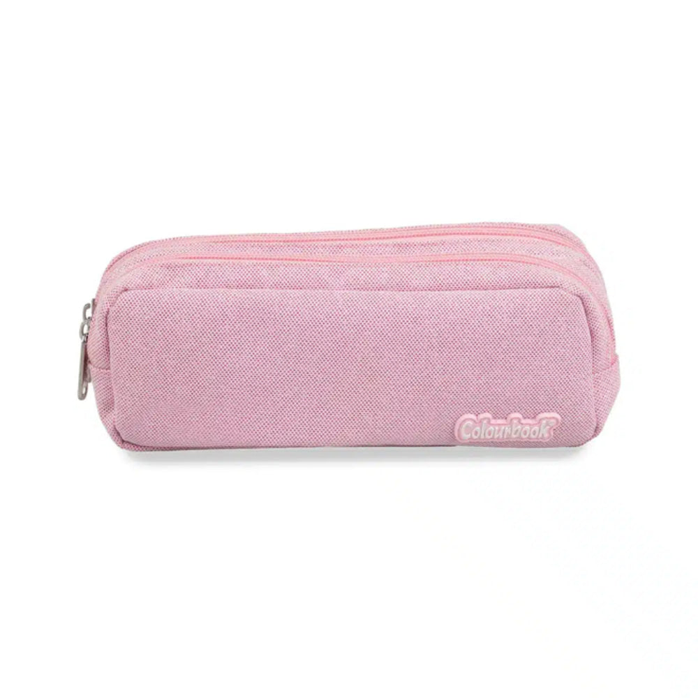 Zaino Colourbook Glitter Rosa Standard + Astuccio – Split Collection 23L