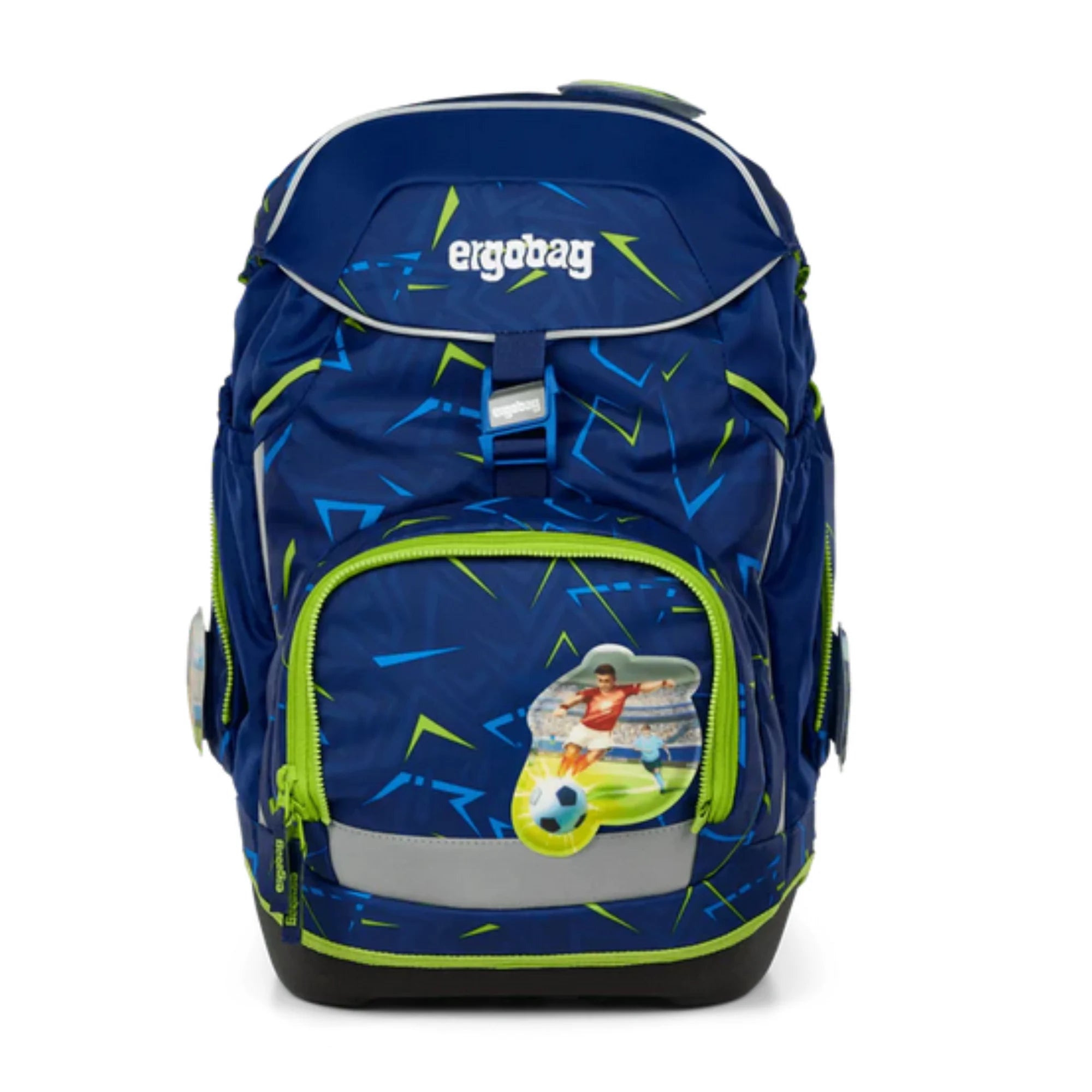 Zaino scuola elementare Ergobag Prime calcio ergonomico regolabile - Cartoleria Claudio Giugliano Napoli