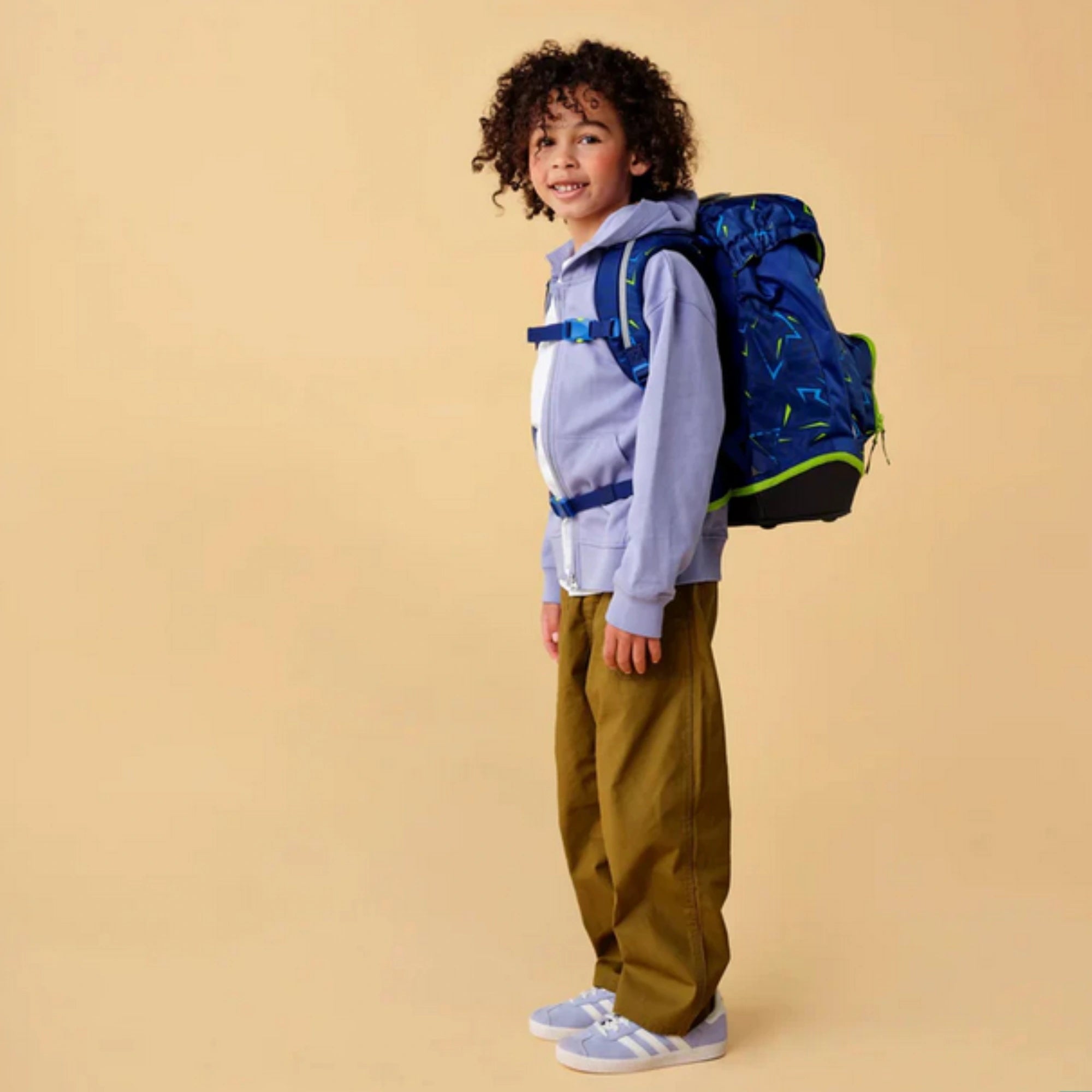 Zaino scuola elementare Ergobag Prime calcio ergonomico regolabile - Cartoleria Claudio Giugliano Napoli