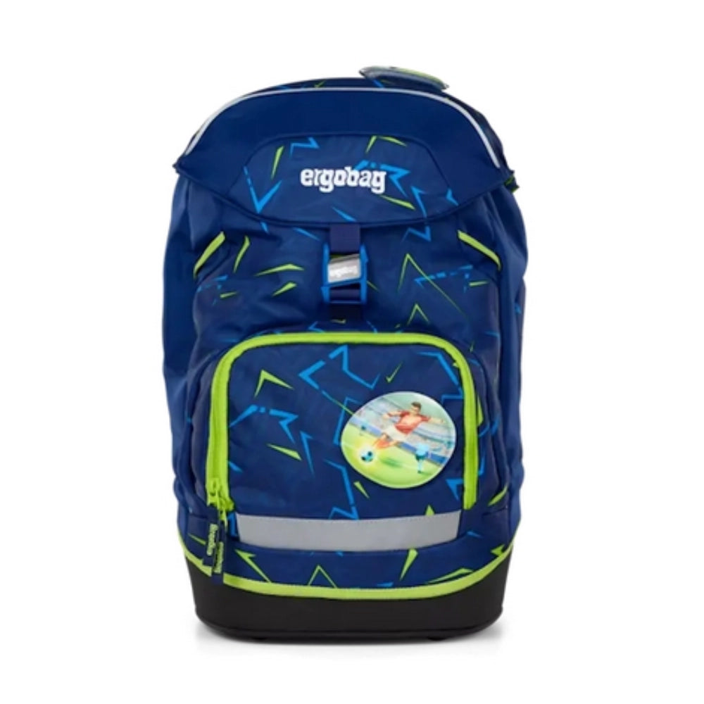 Zaino Ergonomico Ergobag Prime Front Runbear – Blu | Scuola Primaria