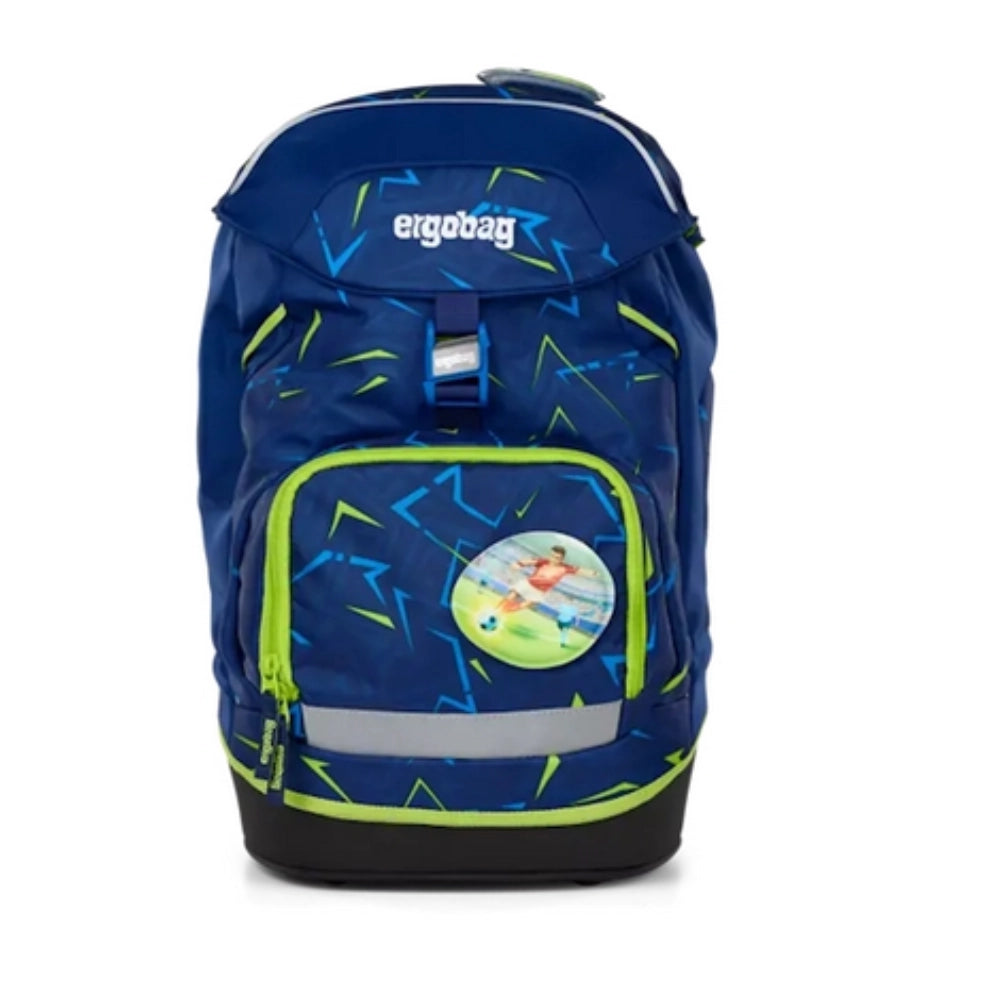 Zaino Ergonomico Ergobag Prime Front Runbear – Blu | Scuola Primaria