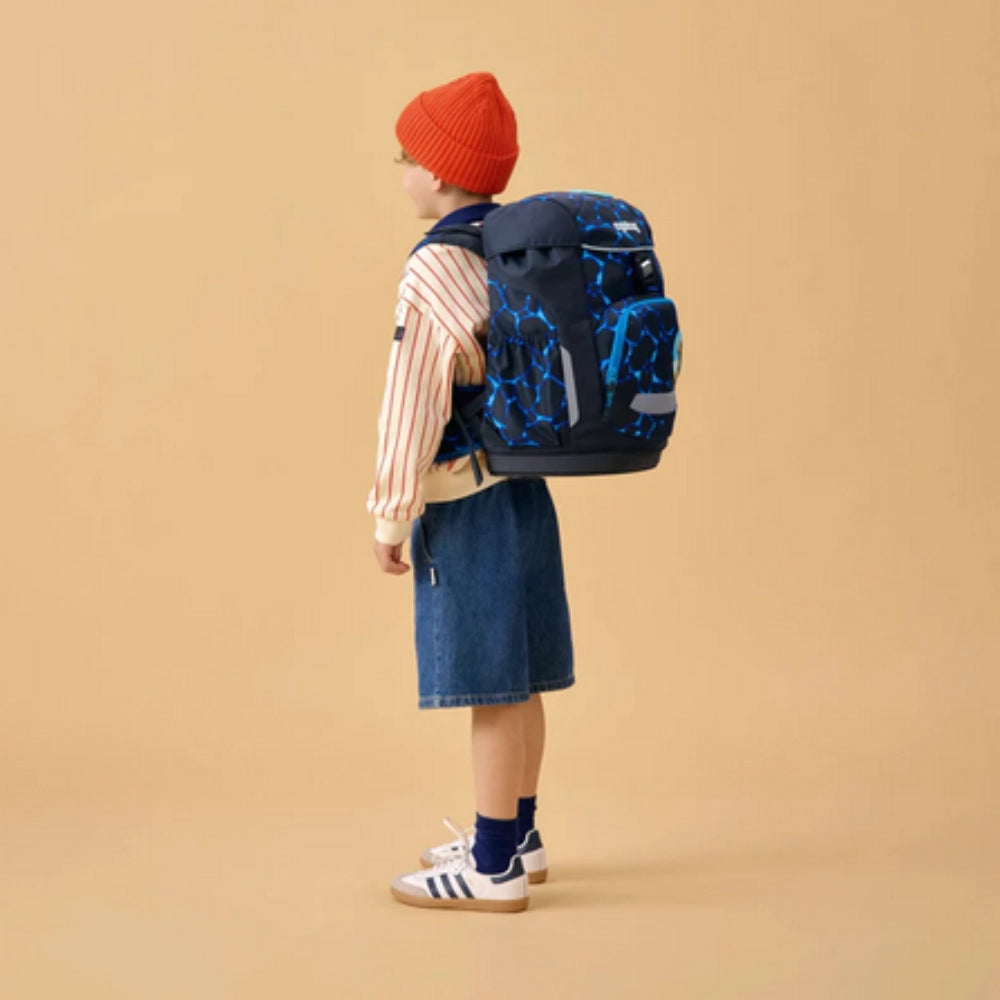 Zaino Ergobag Flex Bearassic Garden – Dinosauro Blu | 23L Scuola Primaria