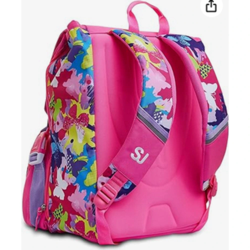 Zaino Estensibile Big Facce New SJ Girl - Qualità Seven - Zaino Scuola Espandibile
