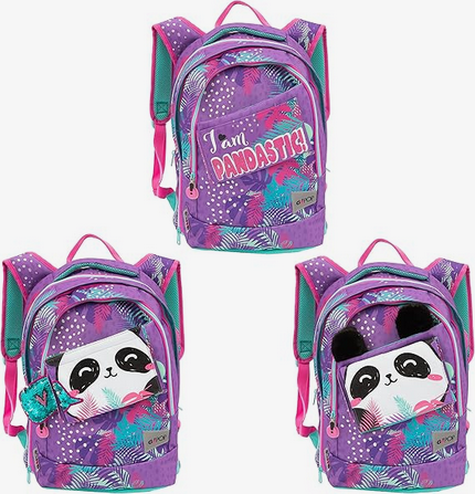Zaino Estensibile Go Pop 3 Grafiche Panda Intercambiabili