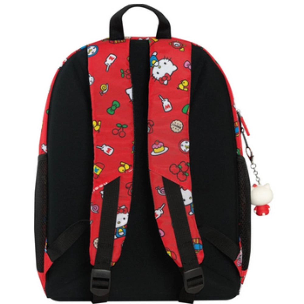 Zaino Organizzato Hello Kitty Rosso 2026