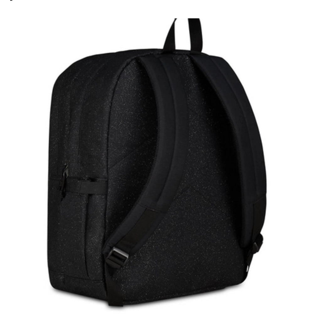 Zaino Invicta Jelek Shine 34L – Glitter Nero, Doppio Scomparto e Tasca PC 14"