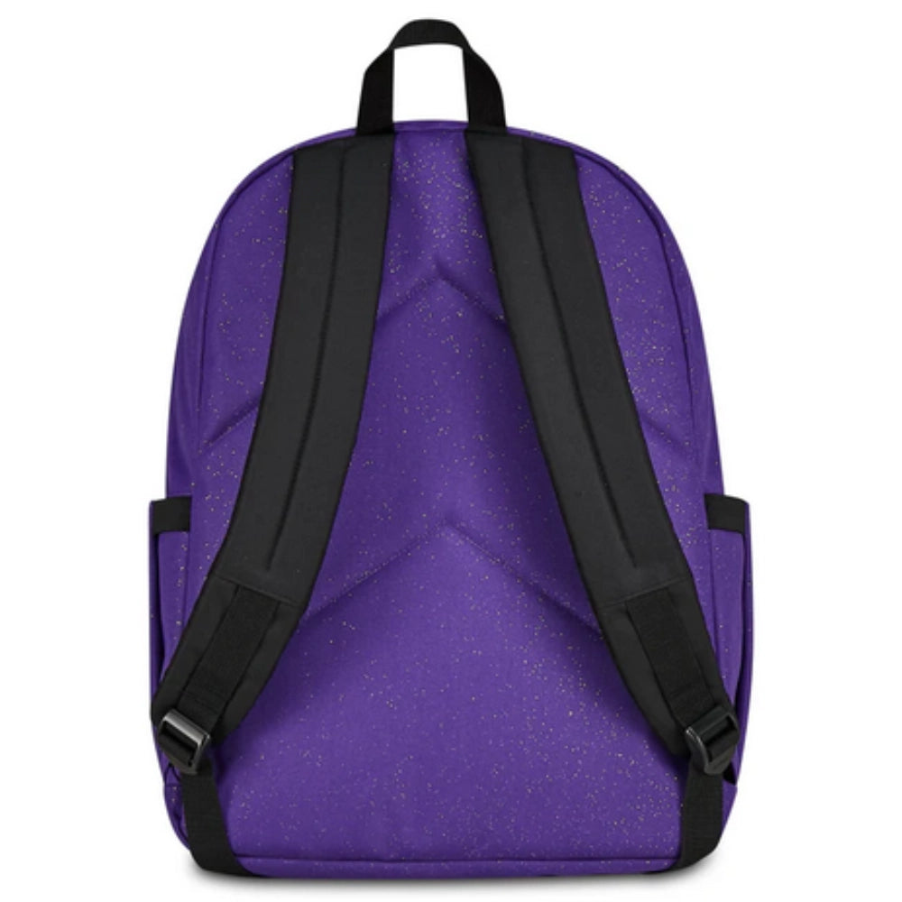 Zaino Invicta Jelek Shine 34L – Glitter Viola, Doppio Scomparto e Tasca PC 14"