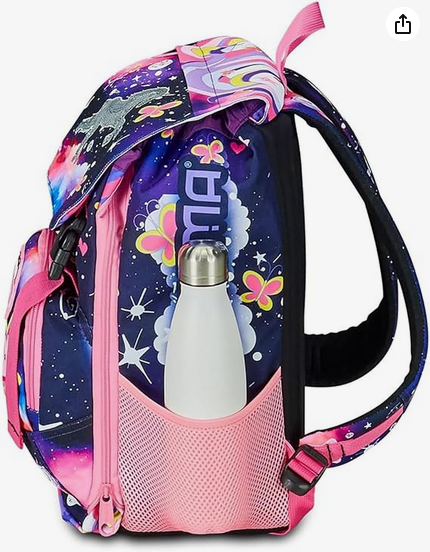 Zaino Estensibile Mitama Magic Pink – Tasca Frontale, Rosa e Viola