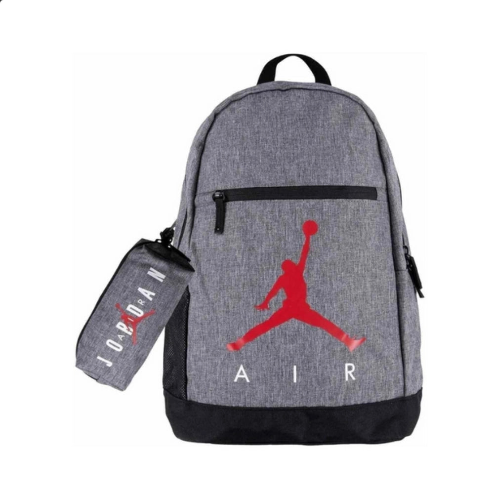 Zaino Jordan Air School Carbon Heather Grigio con Astuccio – 9B0503-GEH
