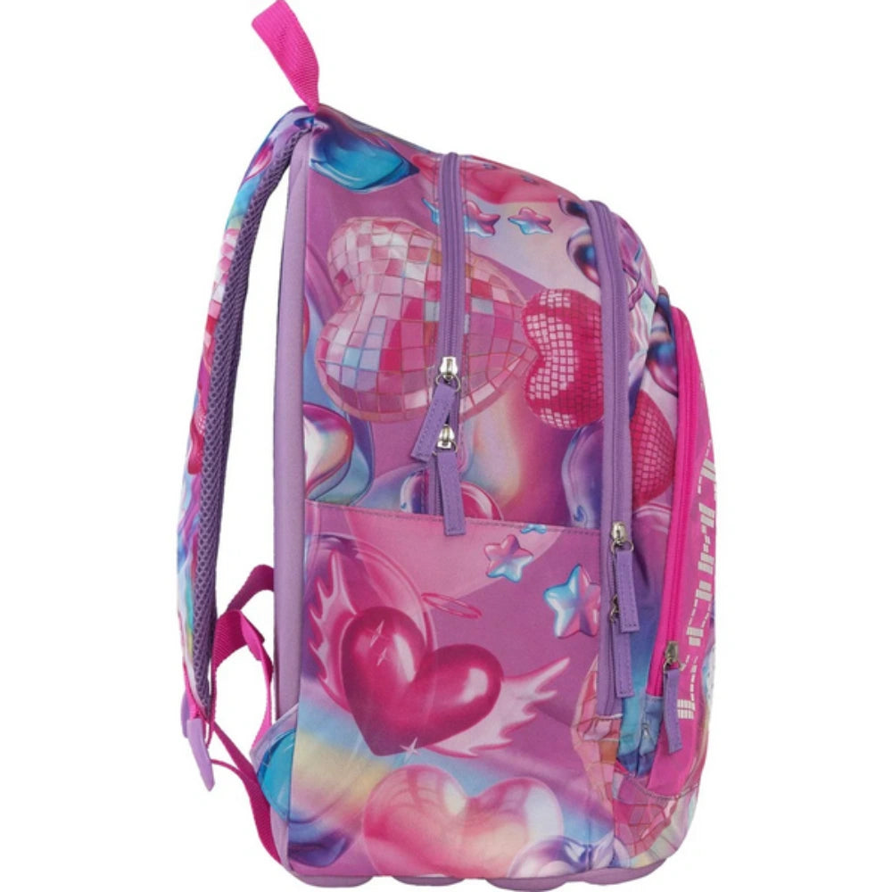 Zaino Comix Ultra Bright Hearts con LED - Modello 2026