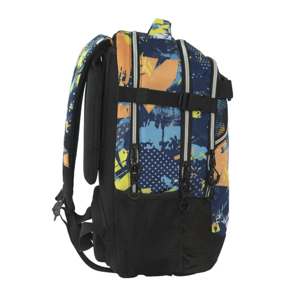 Zaino Scuola Organizzato Ergonomico Comix WBS 2.0 Mix Blu