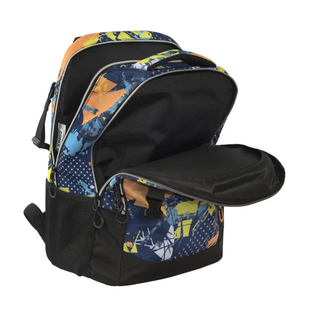 Zaino Scuola Organizzato Ergonomico Comix WBS 2.0 Mix Blu