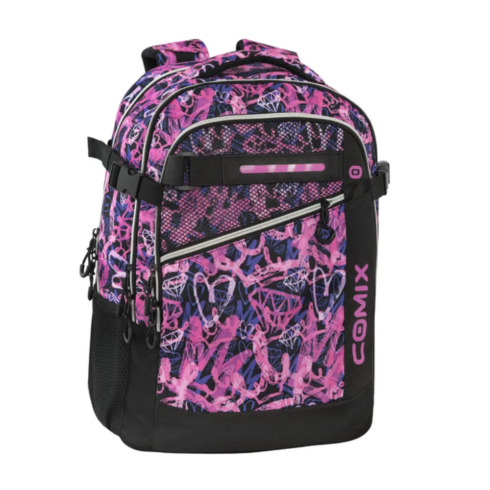 Zaino Scuola Organizzato Ergonomico Comix WBS 2.0 Princess