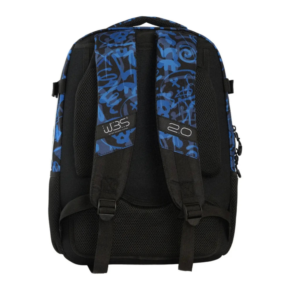 Zaino Scuola Comix WBS 2.0 Street Blu Nero – Ergonomico con Memory Foam