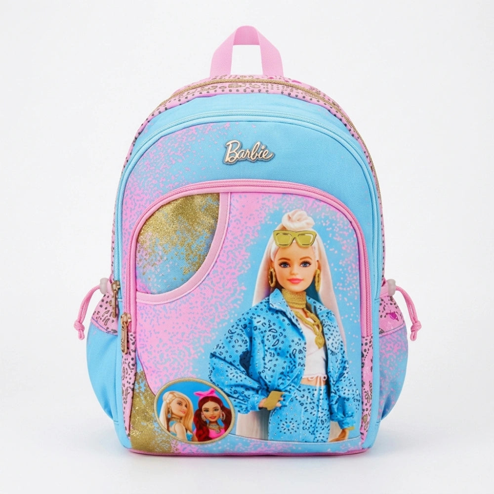 Zaino Scuola Barbie Round Azzurro Rosa — Giochi Preziosi 2026-27