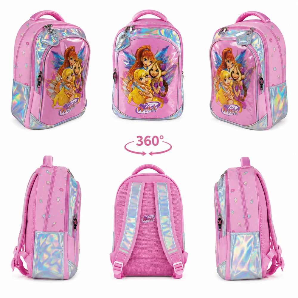 Zaino Scuola Winx Round Rosa — Giochi Preziosi 2026-27