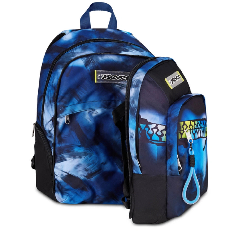Zaino Seven® Dual Detach Boy – 32 Lt | Blu Fusion | Scomparto Staccabile