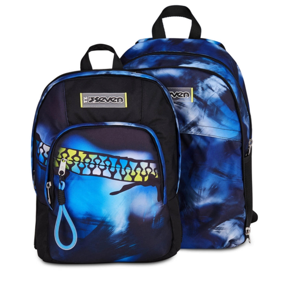 Zaino Seven® Dual Detach Boy – 32 Lt | Blu Fusion | Scomparto Staccabile
