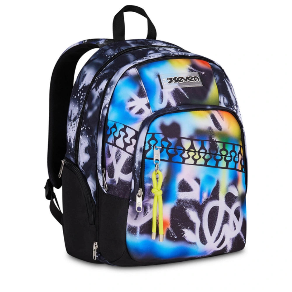 Zaino Seven® Dual Detach Boy – 32 Lt | Buzzy Note | Scomparto Staccabile