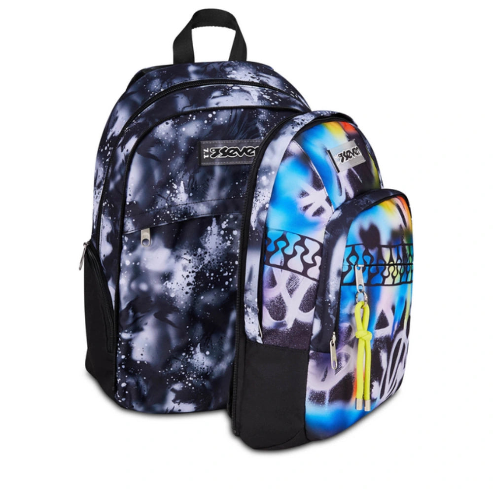 Zaino Seven® Dual Detach Boy – 32 Lt | Buzzy Note | Scomparto Staccabile