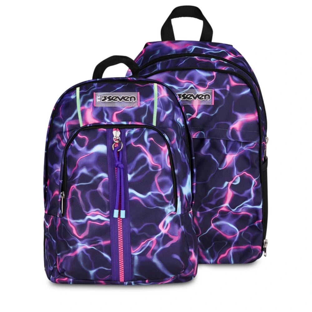 Zaino Seven® Dual Detach Girl – 32 Lt | Electric Vibe | Scomparto Staccabile