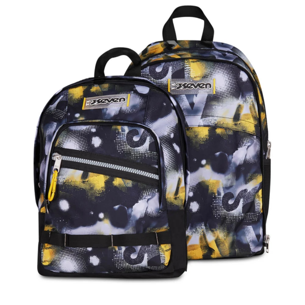 Zaino Seven® Dual Detach Boy – 32 Lt | Golden Paint | Scomparto Staccabile