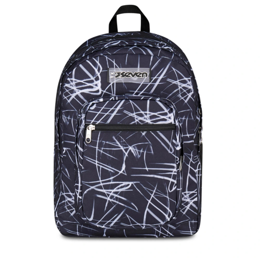 Zaino Seven® Freethink Boy – Doppio Scomparto 34 Lt | White Scratch