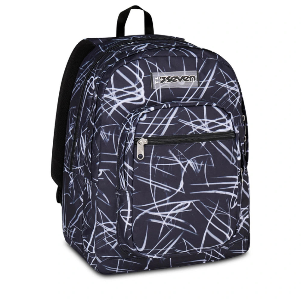 Zaino Seven® Freethink Boy – Doppio Scomparto 34 Lt | White Scratch