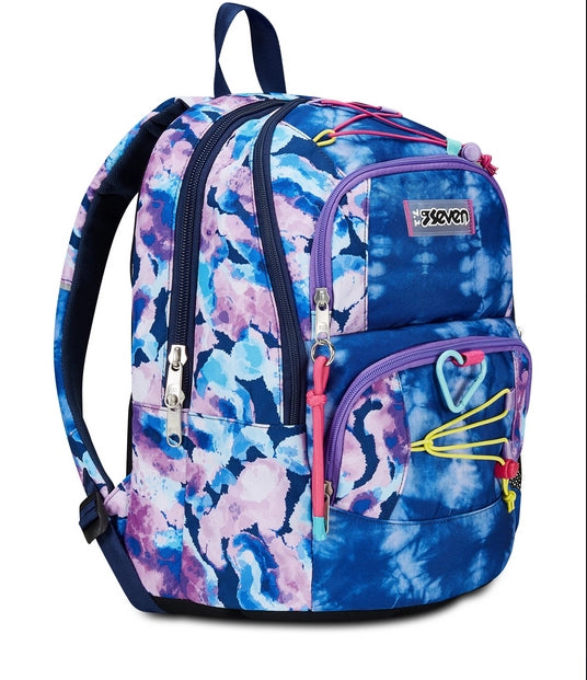 Zaino Seven Advanced Pockets Custom Cloud Girl - Scuola Media e Superiore