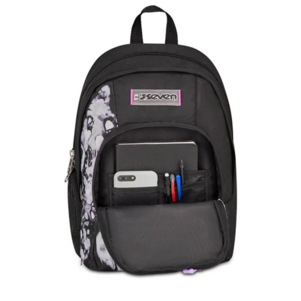 Zaino Seven® Dual Detach 32L – Plumpy Line Girl, Scomparto Staccabile come Zainetto