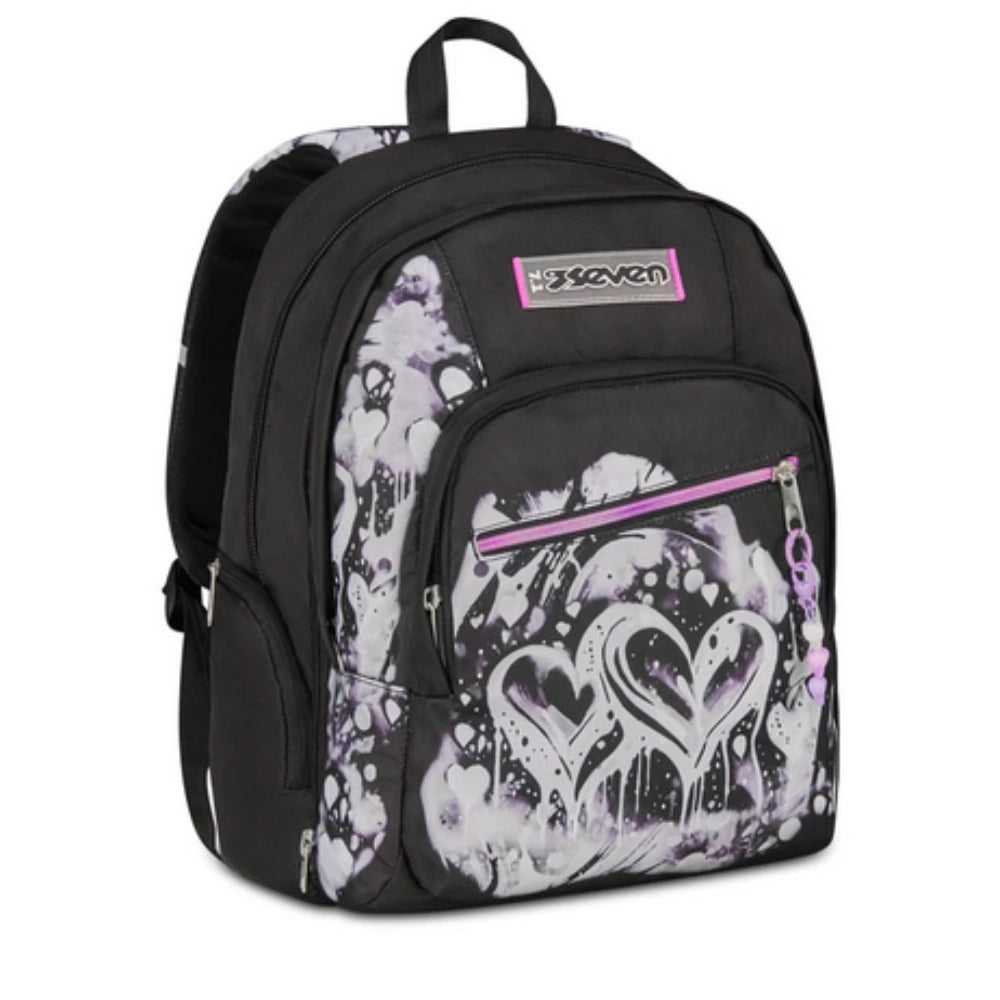Zaino Seven® Dual Detach 32L – Plumpy Line Girl, Scomparto Staccabile come Zainetto