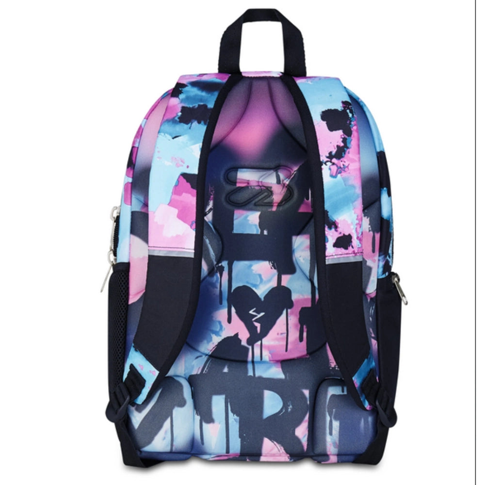 Zaino Seven Dual Quick Graffiti Girl - Doppio Scomparto, Fondo Rigido