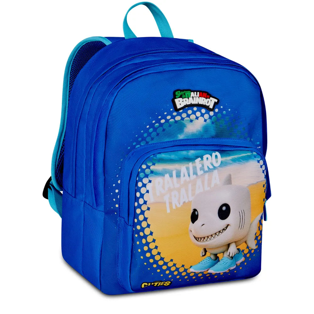 Zaino Italian Brainrot Tralalero Tralala Blu Seven 2026