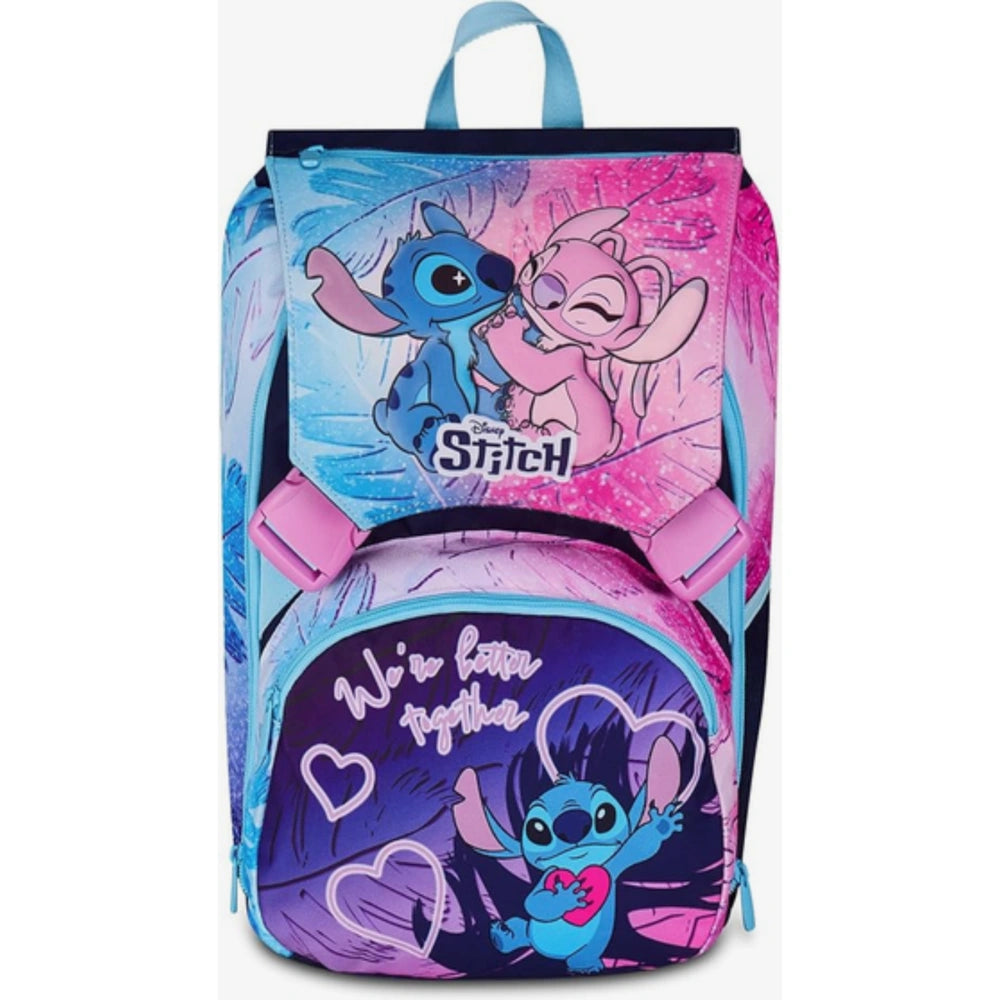 Zaino Seven Lilo & Stitch Disney Doppio Scomparto Estensibile
