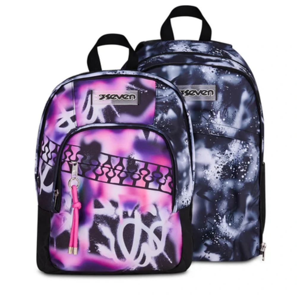Zaino Seven® Dual Detach 32L – Buzzy Note Girl, Scomparto Staccabile come Zainetto