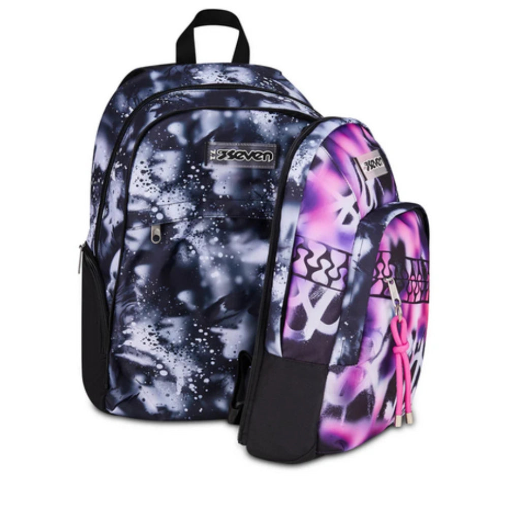 Zaino Seven® Dual Detach 32L – Buzzy Note Girl, Scomparto Staccabile come Zainetto